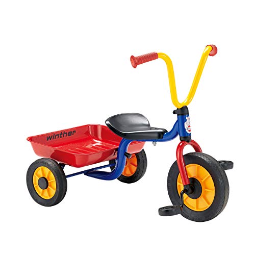 ボーネルンド ウィンザー （ Winther ） ペリカンデザイン 三輪車 Vハンドル カラー（ 荷台つき ） 1歳半頃から WI44447