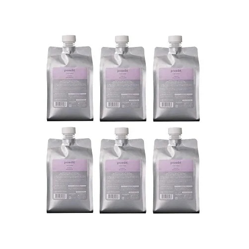 【6個セット】プロエディット ケアワークス シャンプー 1000ml レフィル バウンスフィット