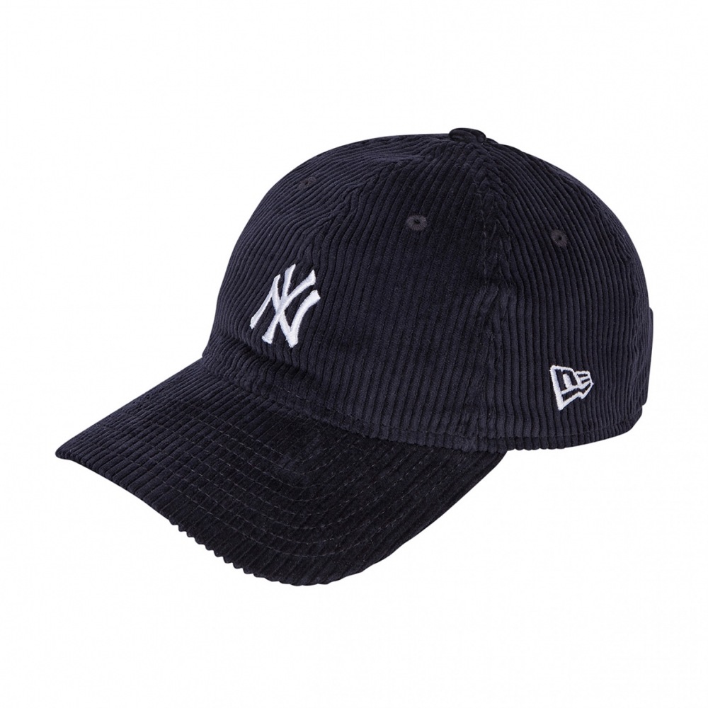 NEWERA MLBコーデュロイニューヨークヤンキースアンストラクチャーボールキャップネイビー/ 13338506