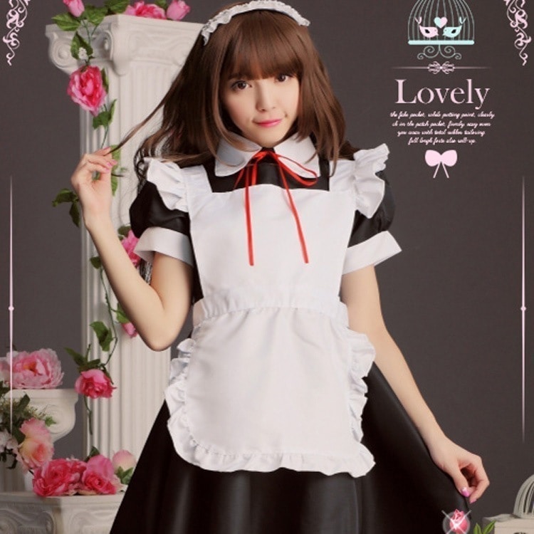 レストランメイドコスプレ経典かわいいメイド服装学生cos