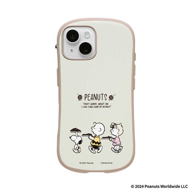 HAMEE　［iPhone 15/14/13専用］PEANUTS/ピーナッツ iFace First Class Cafe MagSynqケース カフェタイム/クッキー　41-986639