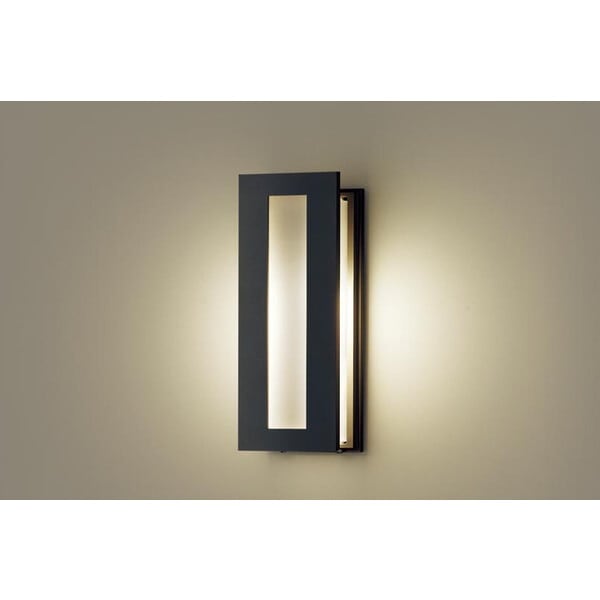 LGWC85075BU オフブラック/乳白 洋風LEDポーチライト (電球色)