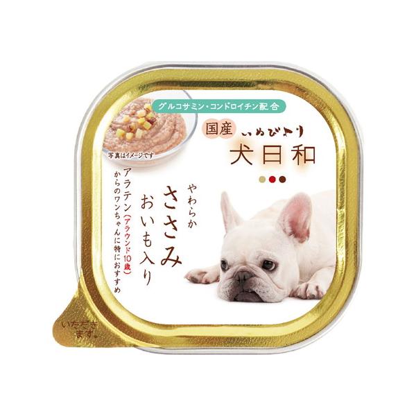 【1ケース】【お取り寄せ対象品】わんわん犬日和トレイささみ１０歳 100g [わんわん] *96個