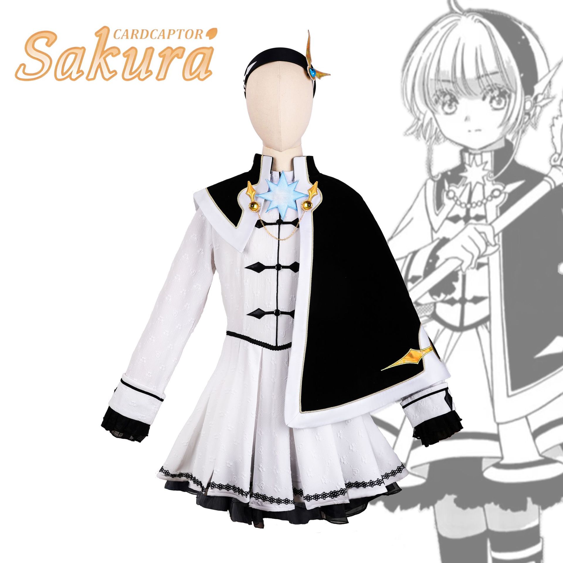 マジックカードガールサクラは絶え間なく変化するサクラコスメット2次元のアニメーションガールキノモト桜li Xiaolangコスプレコスチューム