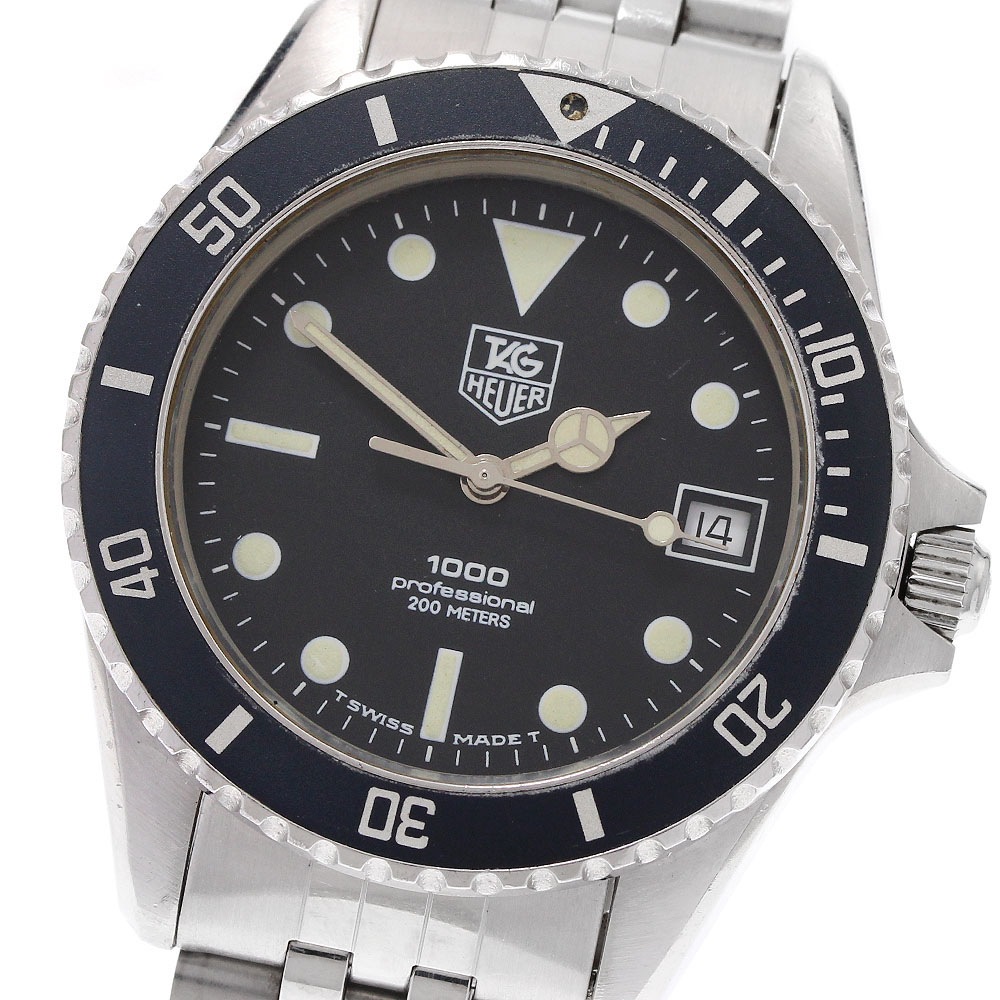 タグホイヤー TAG HEUER 980.013L 1000シリーズ デイト クォーツ メンズ _913616【中古】