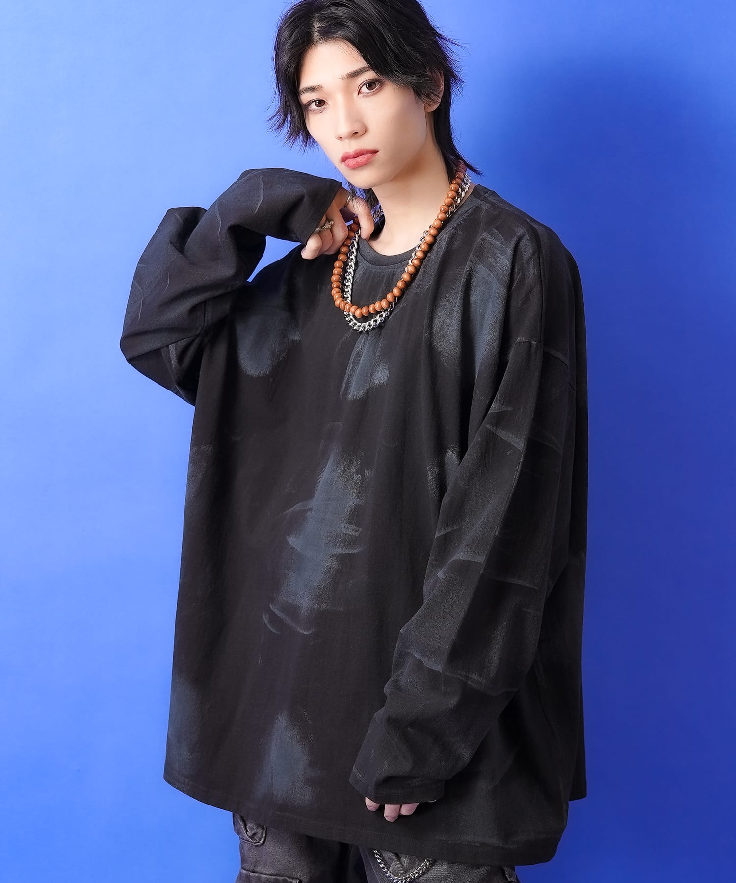 ダートスプレーペイントカットソー 「set0291」