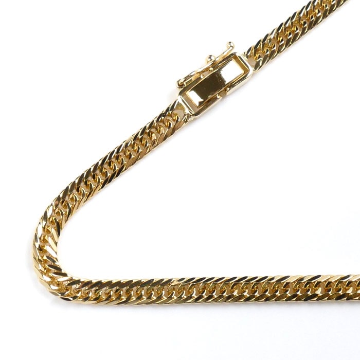 K18YG イエローゴールド ネックレス 喜平8面トリプルカット 20.3g 50cm メンズ 中古