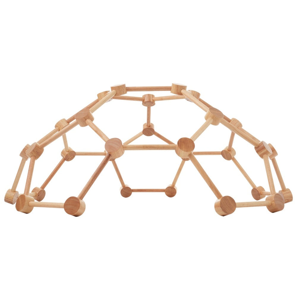 【2点購入で150OFF】【国内即発送】球形ジャングルジム 天然木 室内遊具 五角形 赤ちゃん ベビー 幼児 子供 誕生日プレゼント