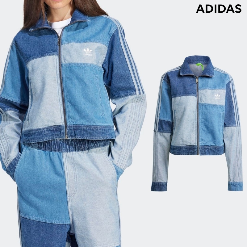ADIDAS] アディダス デニムジャケット KSENIASCHNAIDER デニムパッチ