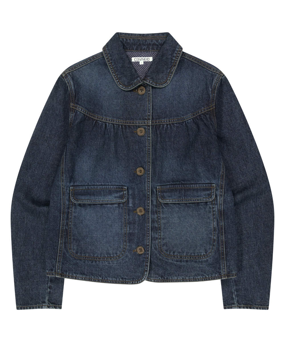 【COYSEIO】DEEP DENIM JACKET : NAVY