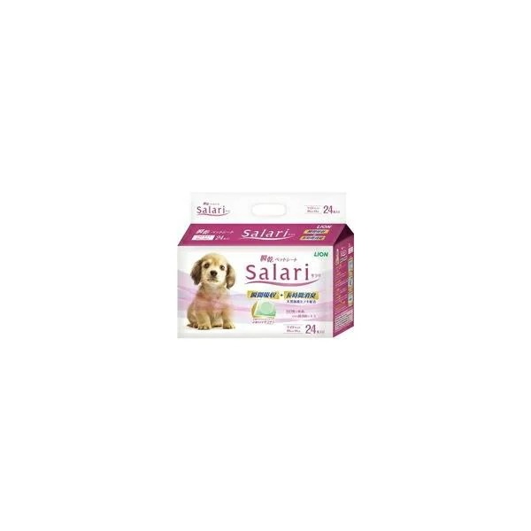 【1ケース】【お取り寄せ対象品】瞬乾ペットシート SaLari(サラリ) ワイドサイズ(24枚) *6個