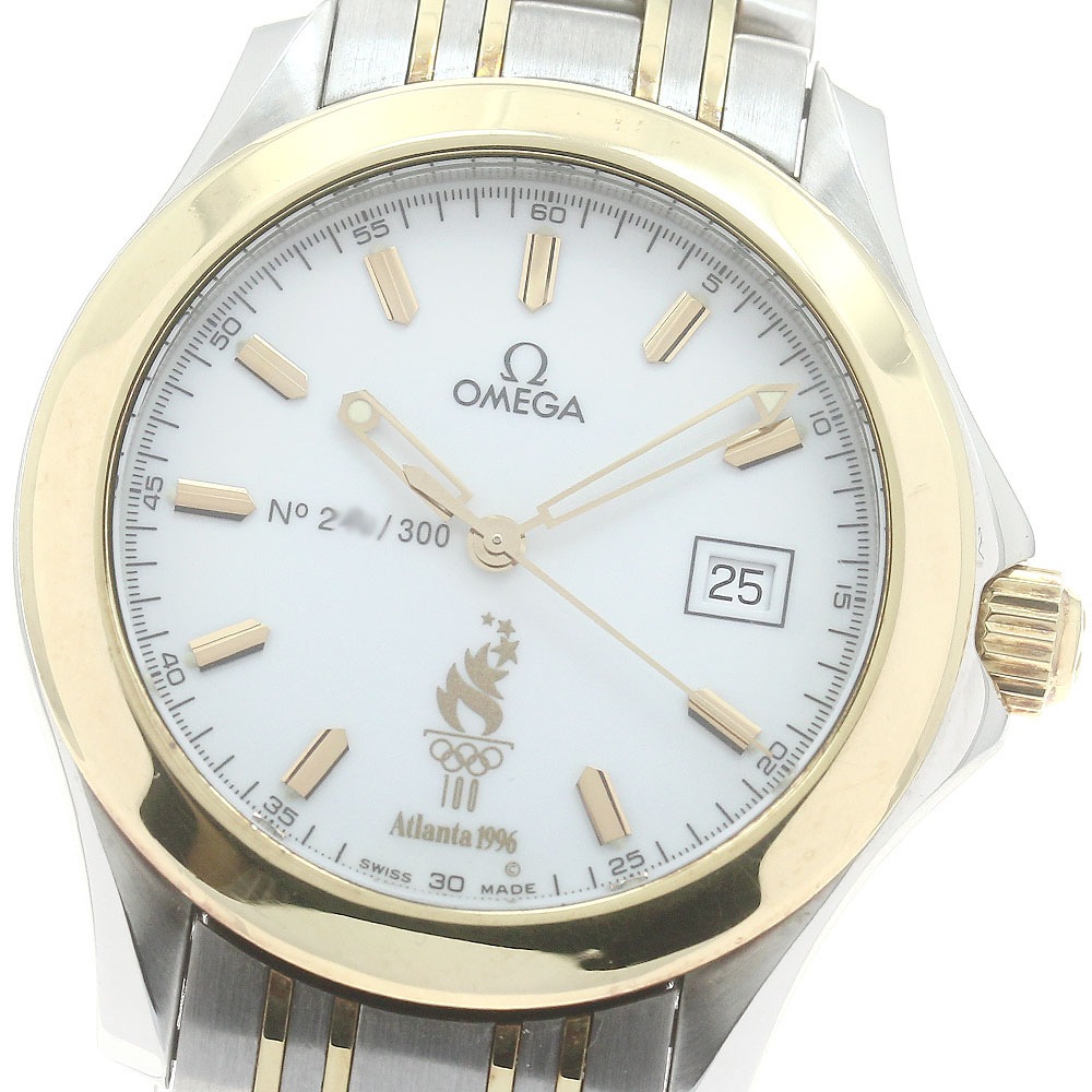 オメガ OMEGA 2311.22 シーマスター YGベゼル アトランタ五輪限定 クォーツ メンズ _882902【中古】