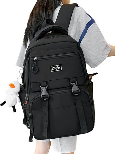 [HeiDiga] リュック レディース 通学 リュックサック 大容量 韓国 高校生 女子 バックパック アウトドア スクール リュック 女性 メンズ 軽量 防水 黒 通勤 旅行 可愛い おしゃれ B