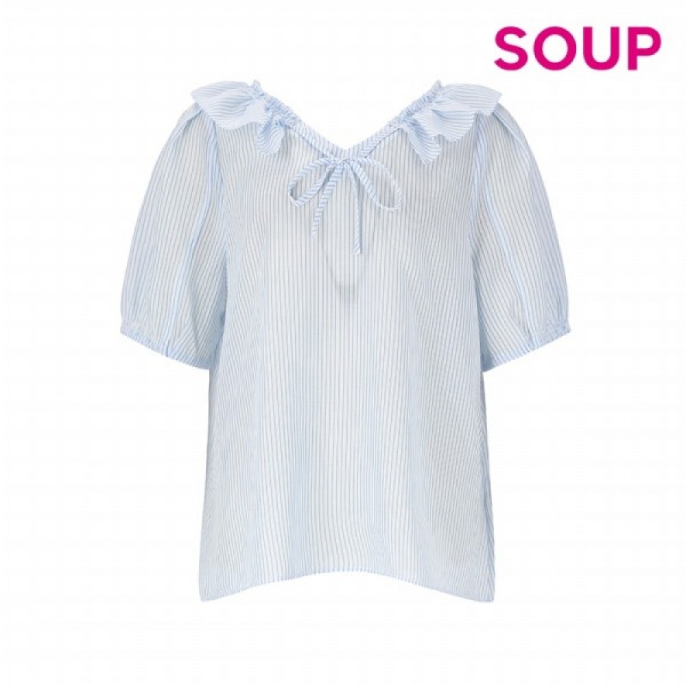 （フォレスト）ネックラインシャーリングブラウス（OY5SST8）