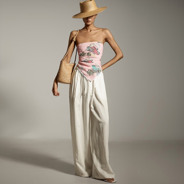 P3578 ピンタック パンツ