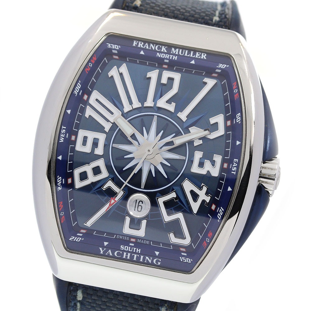 フランクミュラー FRANCK MULLER V45SCDT ヴァンガード ヨッティング デイト 自動巻き メンズ _843518【中古】 277,335円