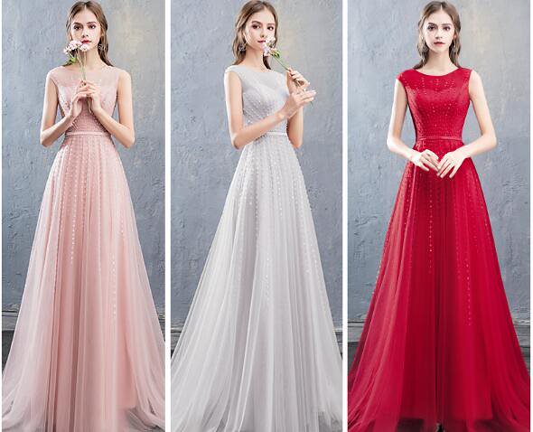 「大人気 春新作 Aラインドレス」ロングドレス 演奏会ドレス パーティードレス ウェディングドレス