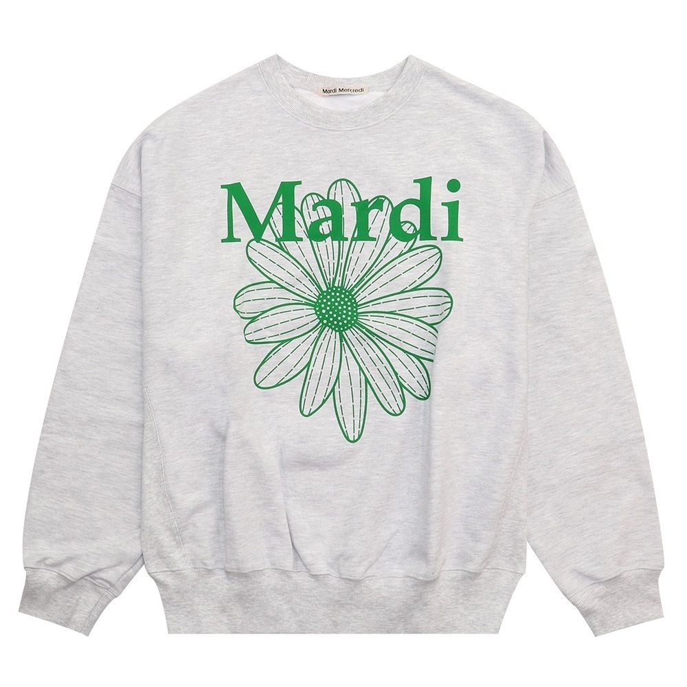 SWEATSHIRT FLOWERMARDI HEATHER GREEN 長袖 レディース 韓国 ファッション アパレル 8,220円