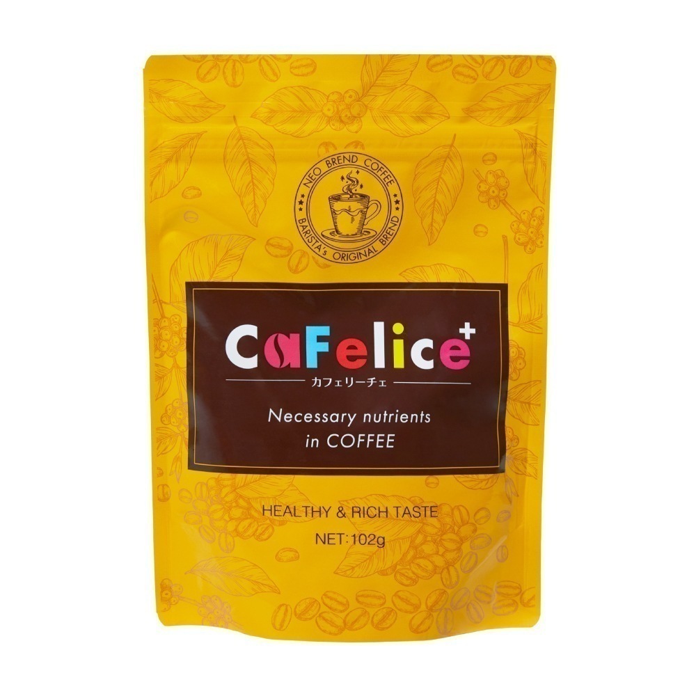 ポスト投函　CaFelice カフェリーチェ (102g) ダイエット コーヒー チャコールコーヒー 置き換え　栄養機能食品 バリスタ監修 4,662円