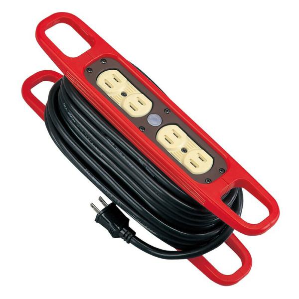 日動 ハンドリール 15A×10m H－104 電動工具 電工ドラム コード 電工ドラム １０Ｍ