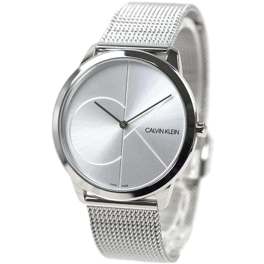 カルバンクライン 腕時計 メンズ ステンレス メッシュベルト シルバー Calvin Klein CK K3M2112Z