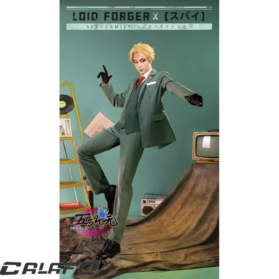 【期間限定】三分妄想　 ロイド・フォージャー 黄昏 たそがれ　コスプレ衣装　ウィッグ　追加可