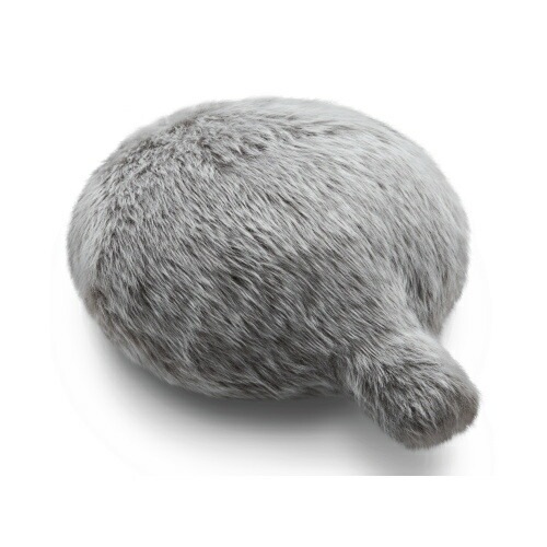 ユカイ工学 Petit Qoobo プチクーボ Gris（グリ 灰）心を癒す しっぽクッション セラピーロボット クリスマスプレゼント