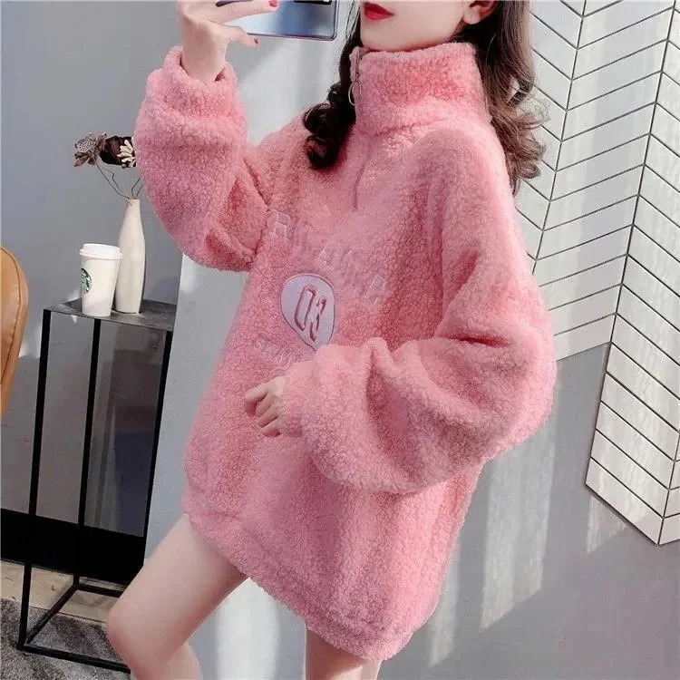 マウンテンパーカー カシミヤタッチ人気なリプニット シャギーニット 長袖 トップス スウェット パーカーック レディース ボアトップス 大きいサイズ オーバーサイズ 防寒 保温 暖かい もこもこ