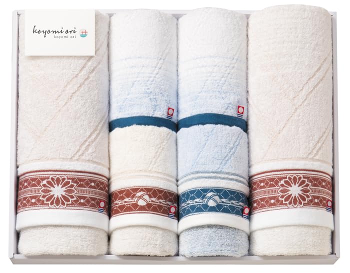 プレーリードッグ koyomi oriバスタオル2P・フェイスタオル2P・ウォッシュタオル2P KOY-10008