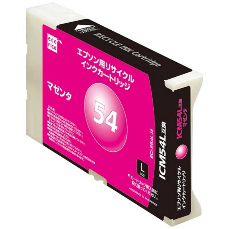 エコリカ　互換プリンターインク ライトマゼンタ　ECI-E54LM