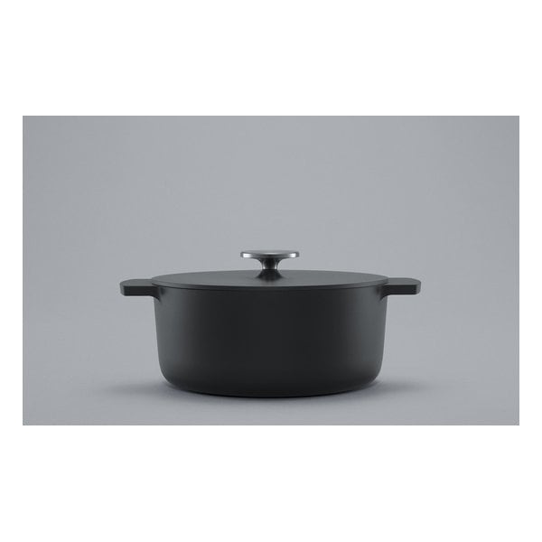 無水調理鍋 Leggiero 18cm/ブラック RBO-MN18 MB