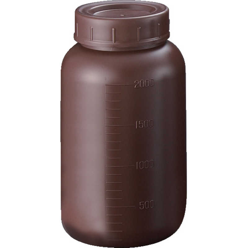 サンプラテック　PE広口遮光瓶 2L　2914 (1箱30本)