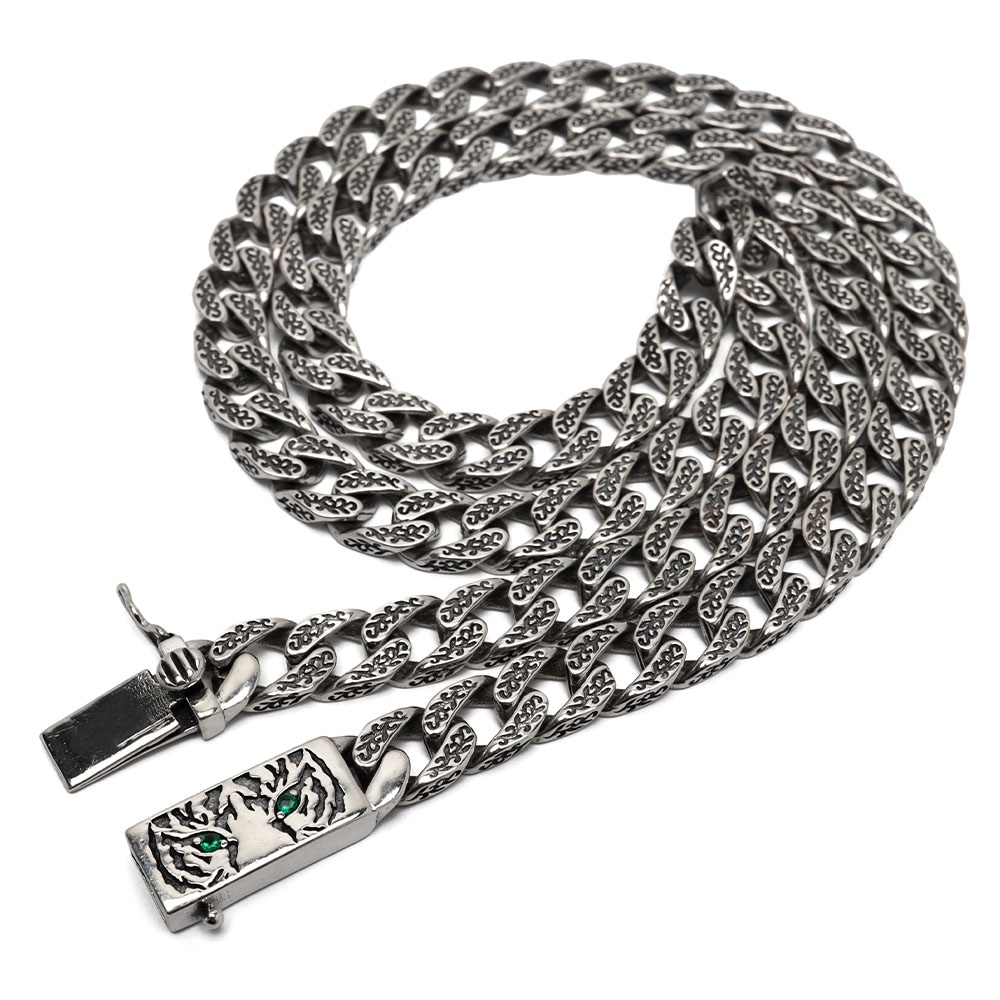 S925 タイガーネックレス [ns219-50cm]