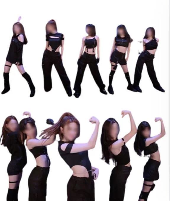 ダンス衣装 レディース セットアップor単品 トップス スカート ズボン ダンス衣装 ワイドパンツ 韓国 ダンス ヒップホップ ステージ衣装 k-pop アイドル 衣装 団体 ブラック アイドル