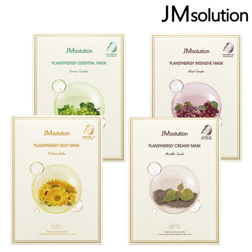 [1+1+1+1] 30億枚販売神話 ョン プラン シナジー マスクパック 30ml 4点セット 合計40枚1セット10枚入 植物性成分のリオセル使用 陳情 弾力 つや 生気 保