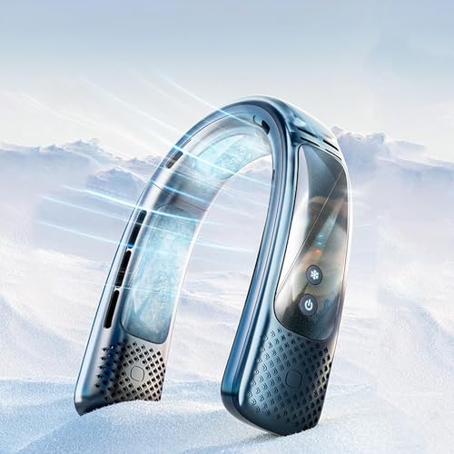 【2024 新登場冷却技術夏日限定 特別記念】YAYAMIYA ネッククーラー 冷却プレート 首掛け扇風機 【8000mA