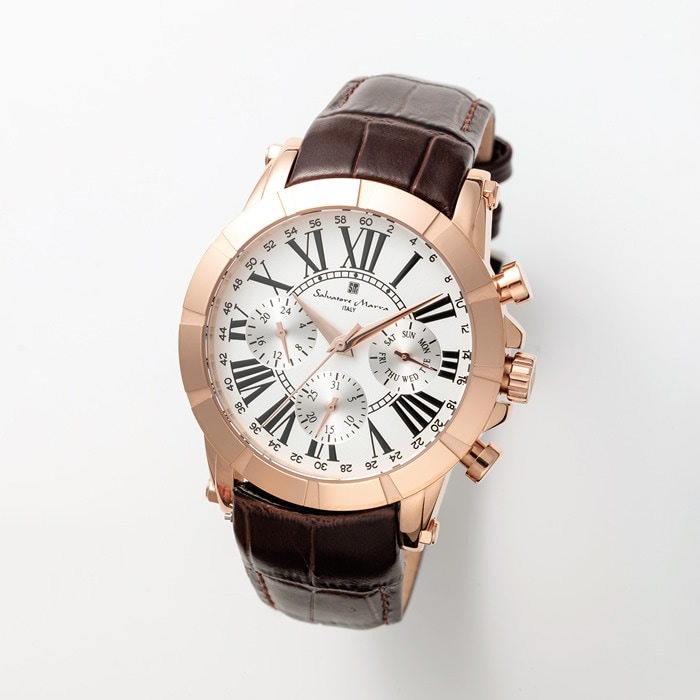 メンズ腕時計 マルチファンクションウォッチ SM25101-PGWH