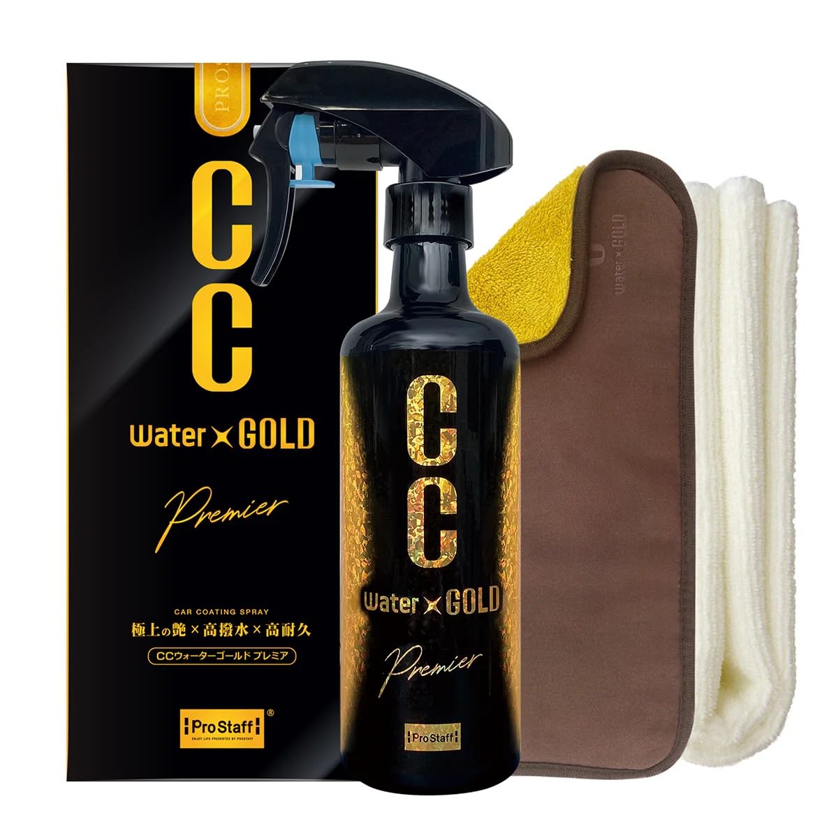 洗車用品 ガラス系ボディーコーティング剤 新CCウォーターゴールド プレミア 300ml S203