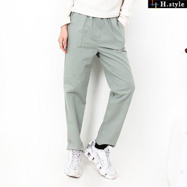 HスタイルOEドビーパンツ/スラックス/ビッグ/バンディングパンツ/春/ワイドパンツ/ワイド/ジョガー/バギー