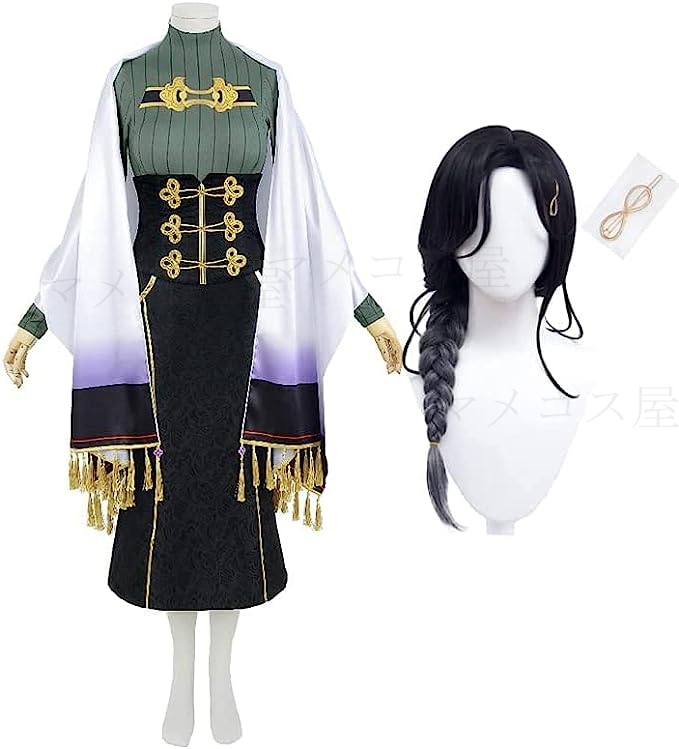 白雪巴　コスプレ衣装　 しらゆきともえ バーチャル　YouTuber 　VTuber にじさんじ ウィッグ付き 髪飾り イベント パーティー 変装 仮装