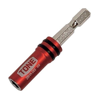 他サイト： 前田金属工業 TONE 2BHA-065 電動ドリル用ビットホルダー 差込角６．３５ｍｍ 全長６５ｍｍ 2BHA065の商品画像