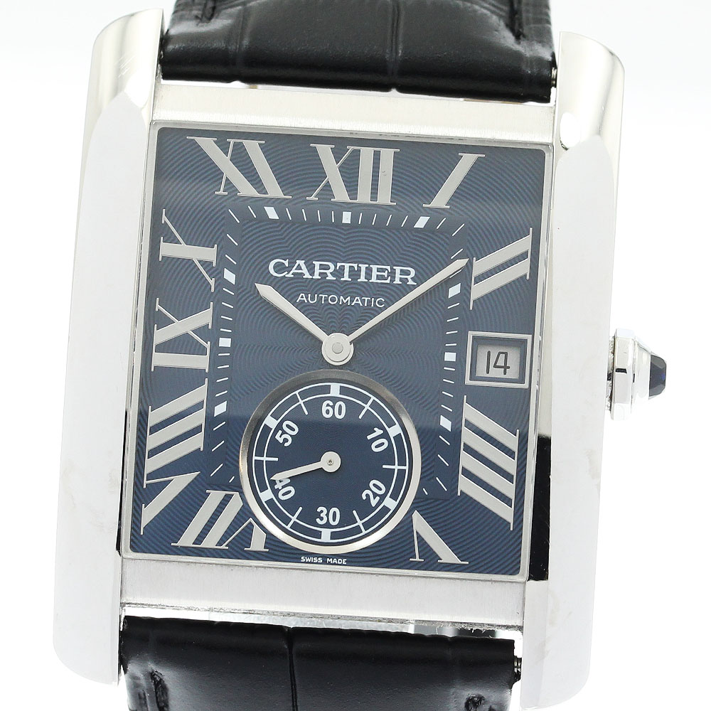 カルティエ CARTIER WSTA0010 タンクMC LM デイト 自動巻き メンズ _894680【中古】