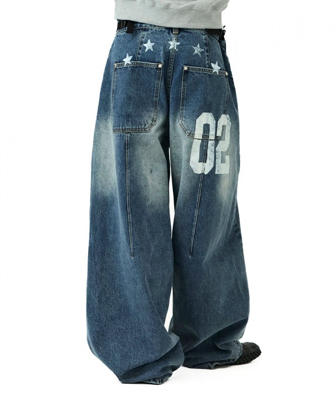 ユースカーブドアウェイパンツ_ブルー