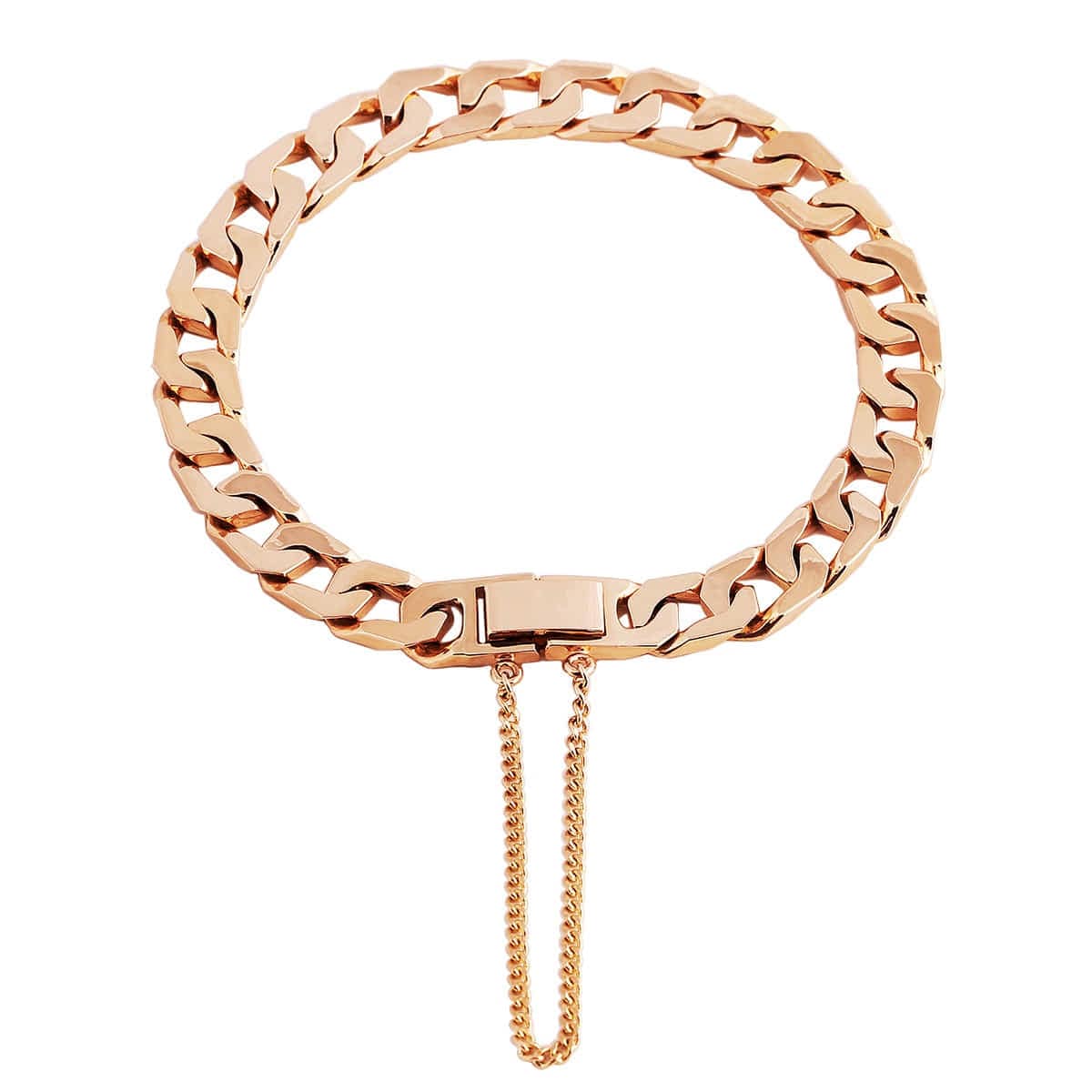Art 14k ゴールドフラットカーブチェーンブレスレット_金相場価格