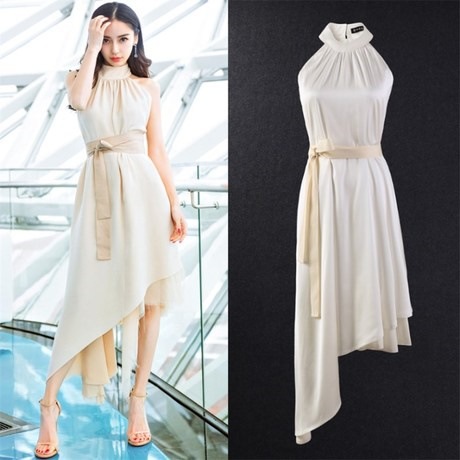 夏には女装していて女性の豪华なワンピースとワンピースのワンピースです 2155