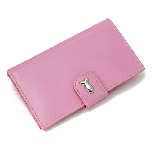 【訳あり】 【Pink Long Wallet】 二つ折り長財布 ローズ 95/7070 95015-0016