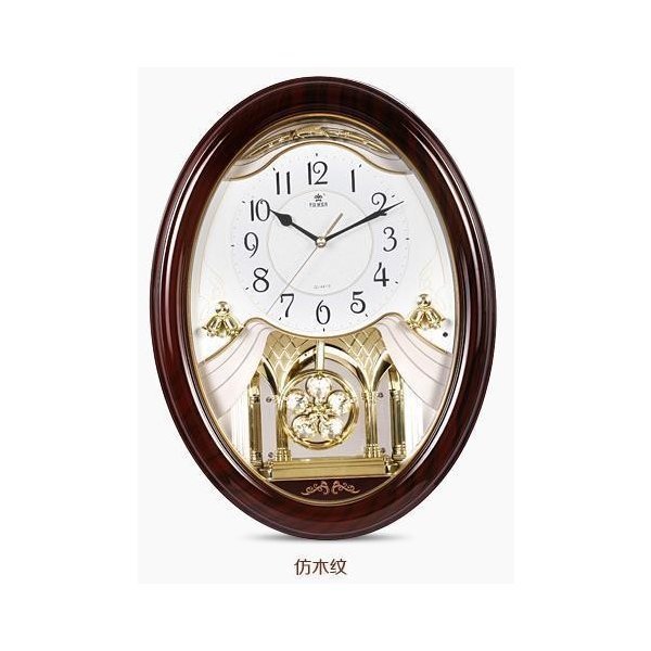 新品大人気 高級高品質 音楽の時間 人格 ヨーロピアンスタイル 壁掛け時計 ミュート 居間 寝室 クオーツウォールクロック