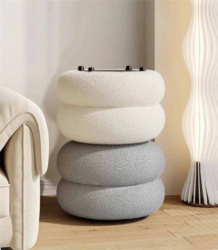 【自社生産】スタイル スツール ベンチ 履き替え ローファー 玄関入戸ベンチ クリームスタイル ラウンドベンチ 家庭用 フットレスト ローファー 快適 ソファベンチ ネイルベンチ