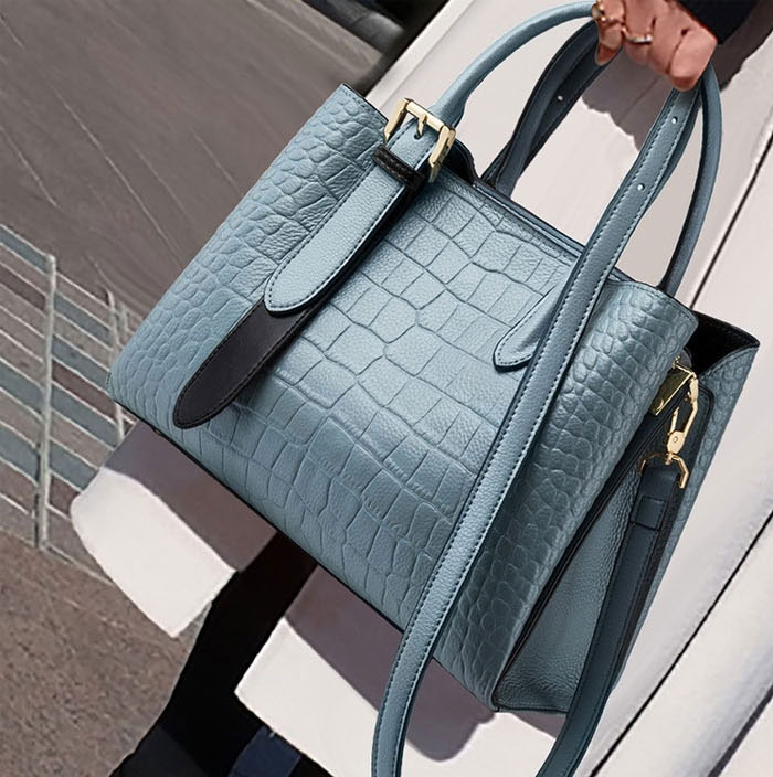 大人 2away 本革 牛革 ワニ柄 レザー バッグ ポシェット トートバッグ レディース 革 大人 小さめ