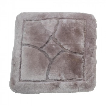 ムートン クッション 45x45cm 2枚組 グレー KC145GY2P